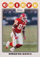 Dwayne Bowe #122 Football Cards 2008 Topps Prices