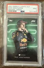 Max Verstappen [Green] Racing Cards 2021 Topps Formula 1 Lights Out Prices