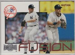 R, Clemens, D, Jeter #8F Baseball Cards 2000 Metal Fusion Prices