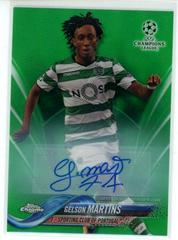 Gelson Martins [Autograph Green Refractor] Soccer Cards 2017 Topps Chrome UEFA Champions League Prices