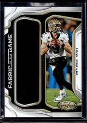 Drew Brees Football Cards 2019 Panini Certified Fabric of the Game Prices