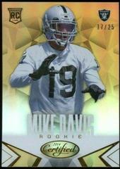 Mike Davis [Gold] #153 Football Cards 2014 Panini Certified Prices