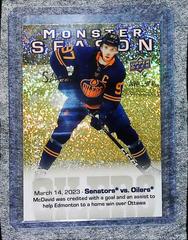 Connor McDavid [Gold] #MS-68 Hockey Cards 2023 Upper Deck Monster Season Prices