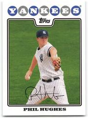 Phil Hughes #NYY3 Baseball Cards 2008 Topps Team Set Yankees Prices