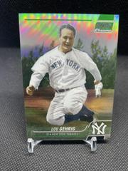 Lou Gehrig [Green] #4 Baseball Cards 2022 Stadium Club Chrome Prices