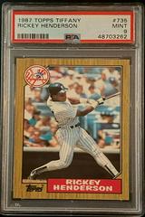 Rickey Henderson Baseball Cards 1987 Topps Tiffany Prices