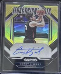 Corey Kispert [Black Gold] #LS-CKP Basketball Cards 2023 Panini Prizm Draft Picks Legacy Signatures Prices