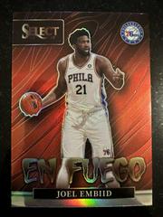 Joel Embiid [Silver Prizm] #5 Basketball Cards 2021 Panini Select En Fuego Prices