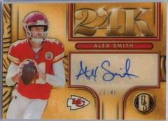 Alex Smith Football Cards 2022 Panini Gold Standard 24K Autographs Prices