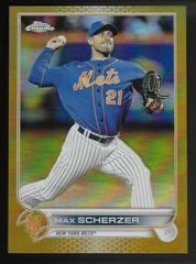 Max Scherzer [Gold] #USC1 Baseball Cards 2022 Topps Chrome Update Prices