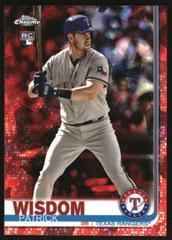 Patrick Wisdom [Red Refractor] #578 Baseball Cards 2019 Topps Chrome Sapphire Prices