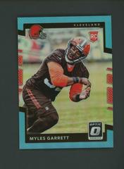 Myles Garrett [Blue] #106 Football Cards 2017 Panini Donruss Optic Prices