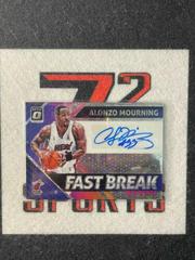 Alonzo Mourning Basketball Cards 2018 Panini Donruss Optic Fast Break Signatures Prices
