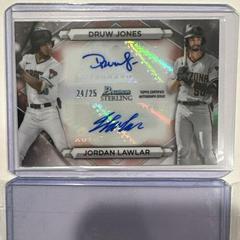Druw Jones, Jordan Lawlar Baseball Cards 2023 Bowman Sterling Dual Refractor Autographs Prices