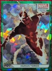 Human Torch [Green Crackle] #9 Marvel 2023 Upper Deck Platinum Prices