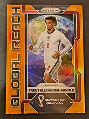 Trent Alexander Arnold [Orange] Soccer Cards 2022 Panini Prizm World Cup Global Reach Prices