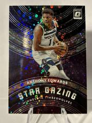 Anthony Edwards [Holo Fast Break] #14 Basketball Cards 2022 Panini Donruss Optic Star Gazing Prices