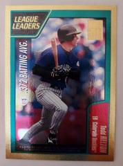 Garciaparra, Helton [League Leaders] Baseball Cards 2001 Topps Gold Prices