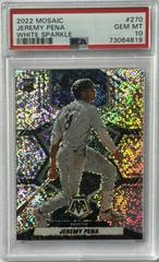 Jeremy Pena [White Sparkle] #270 Baseball Cards 2022 Panini Mosaic Prices