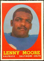 Lenny Moore #10 Football Cards 1958 Topps Prices