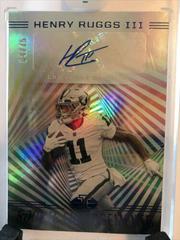 Henry Ruggs III [Blue] Football Cards 2020 Panini Illusions Rookie Endorsements Autographs Prices