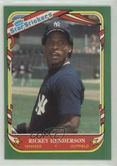 Rickey Henderson Baseball Cards 1987 Fleer Star Stickers Prices