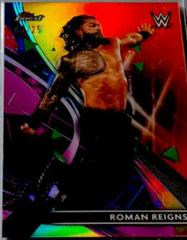 Roman Reigns [Orange] #66 Wrestling Cards 2021 Topps Finest WWE Prices