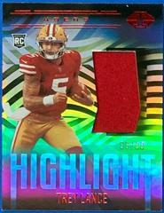 Trey Lance [Red] #HS-TRL Football Cards 2021 Panini Illusions Highlight Swatches Prices