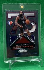 James Harden Basketball Cards 2021 Panini Prizm NBA 75th Anniversary Logo Prices
