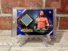 AJ Styles #MR-AJ Wrestling Cards 2019 Topps WWE Road to Wrestlemania Mat Relics Prices