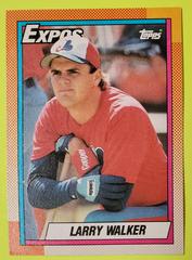 Larry Walker Baseball Cards 1990 Topps Tiffany Prices