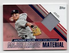 Anthony Volpe [Red] Baseball Cards 2024 Topps Major League Material Prices
