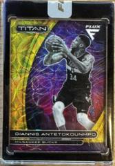 Giannis Antetokounmpo [Gold Scope] Basketball Cards 2020 Panini Flux Prices