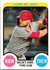 Jared Walsh Baseball Cards 2022 Topps Heritage Now and Then Prices