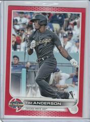 Tim Anderson [Red] #ASG-15 Baseball Cards 2022 Topps Update All Star Game Prices