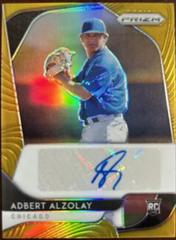 Adbert Alzolay [Gold Prizm] #RA-AA Baseball Cards 2020 Panini Prizm Rookie Autographs Prices