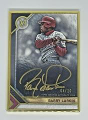 Barry Larkin [Gold] Baseball Cards 2023 Topps Museum Collection Framed Autographs Prices