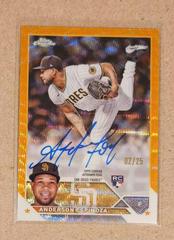 Anderson Espinoza [Orange Wave] #RA-AE Baseball Cards 2023 Topps Chrome Rookie Autographs Prices