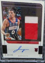 Jalen Green [Purple] Basketball Cards 2021 Panini One and One Rookie Autographs Prices