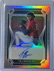 Taj Bradley #73 Baseball Cards 2021 Panini Prizm Draft Picks Autographs Prices