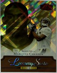 Marques Colston [Gold] #122 Football Cards 2006 Flair Showcase Prices