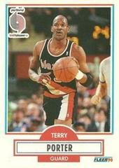 Terry Porter #158 Basketball Cards 1990 Fleer Prices