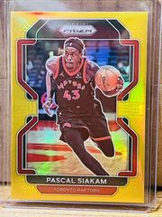 Pascal Siakam [Gold Prizm] Basketball Cards 2021 Panini Prizm Prices