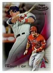 Mike Trout [Class 2 Red] #1 Baseball Cards 2016 Topps Gold Label Prices