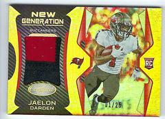 Jaelon Darden [Gold] #NG-33 Football Cards 2021 Panini Certified New Generation Jerseys Mirror Prices
