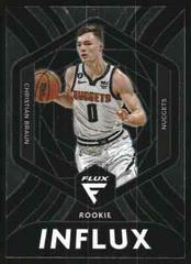 Christian Braun #6 Basketball Cards 2022 Panini Flux Rookie Influx Prices