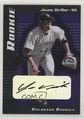 Juan Uribe [Autograph] Baseball Cards 2001 Leaf Limited Prices