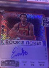 Evan Mobley [Autograph Red Shimmer] Basketball Cards 2021 Panini Contenders Prices