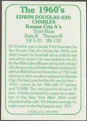 Ed Charles #25 Baseball Cards 1978 TCMA the 1960's Prices