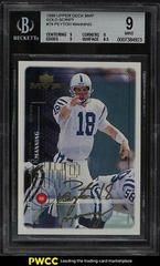 Peyton Manning [Gold Script] #79 Football Cards 1999 Upper Deck MVP Prices